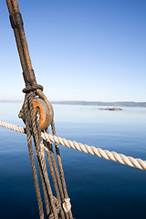 Image showing Boat Pulley Abstract