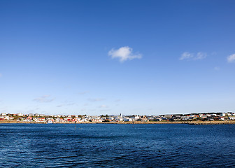 Image showing Norwegian Coastal Town