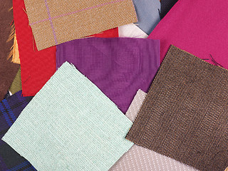 Image showing Fabric samples