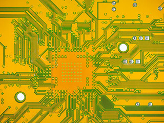 Image showing Printed circuit background