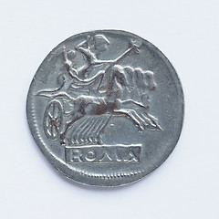 Image showing Old Roman coin
