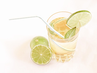 Image showing Retro looking Cocktail