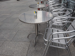 Image showing Tables and chairs