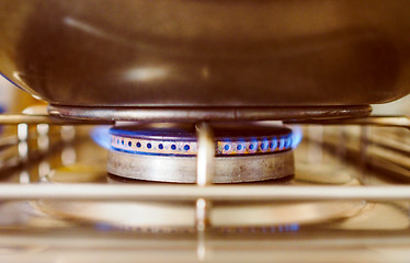 Image showing Retro look Gas cooker