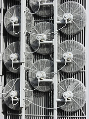 Image showing Power Station Cooling Fans