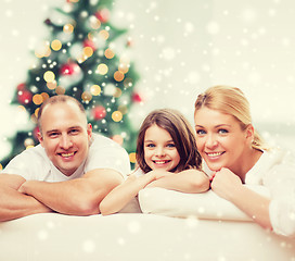 Image showing happy family at home