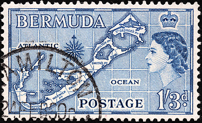 Image showing Map of Bermuda