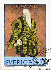 Image showing Gustav Vasa Stamp