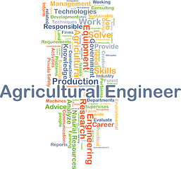 Image showing Agricultural engineer background concept