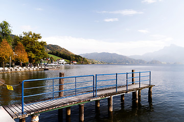 Image showing Pier on the lake