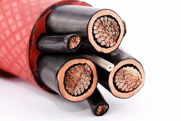 Image showing High voltage cable