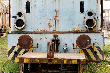 Image showing Old locomotive