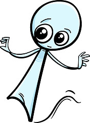 Image showing little ghost cartoon character