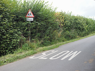 Image showing Slow sign