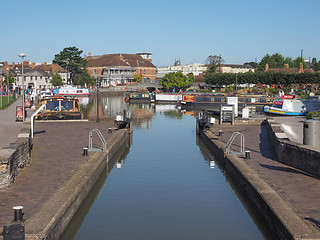 Image showing Lock gate in Stratford upon Avon