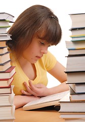 Image showing Girl in Library