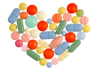 Image showing Pills Heart