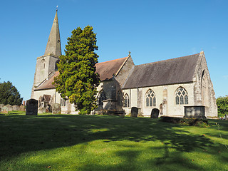 Image showing St Mary Magdalene church in Tanworth in Arden