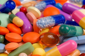 Image showing Pills Macro