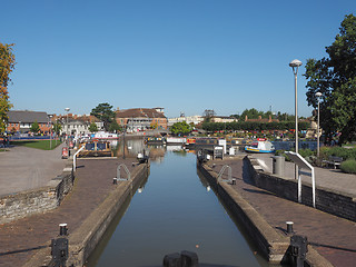 Image showing Lock gate in Stratford upon Avon