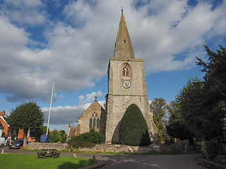 Image showing St Mary Magdalene church in Tanworth in Arden