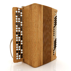 Image showing Musical instrument - retro bayan