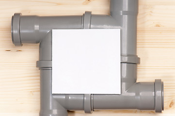 Image showing Fittings for plastic pipes