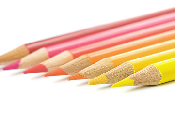 Image showing Coloured pencils