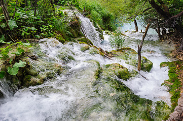 Image showing Waterfalls in Plitvice Lakes National Park, Croatia