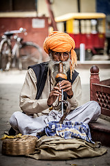 Image showing snake charmer