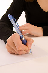 Image showing Writing a Message