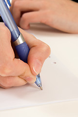 Image showing Writing a Message