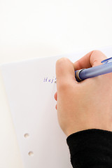 Image showing Writing a Message