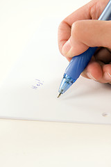 Image showing Writing a Message