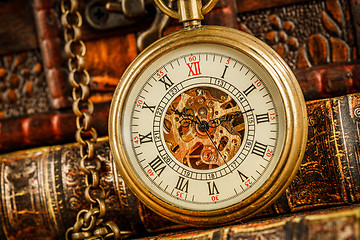 Image showing Vintage pocket watch