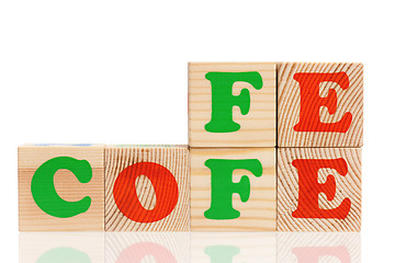 Image showing Word coffee