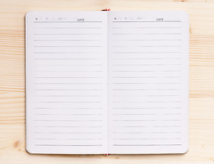 Image showing Notepad - top view