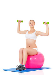 Image showing Fitness woman