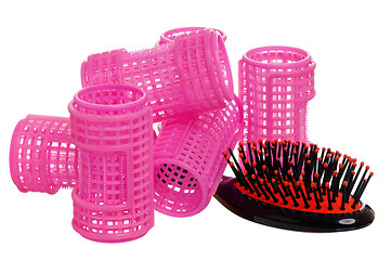 Image showing Hair curlers