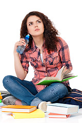 Image showing Girl with book