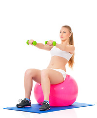 Image showing Fitness woman