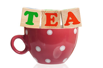 Image showing Word tea