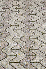 Image showing  jerago    varese abstract   pavement  and marble