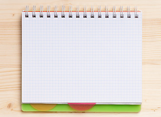 Image showing Notepad - top view