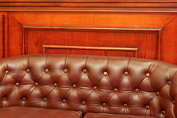 Image showing Sofa back leather