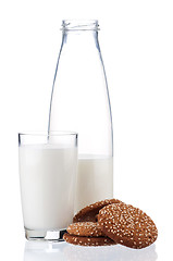 Image showing Bottle of milk