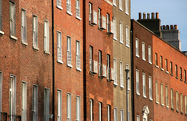 Image showing Brick buildings