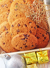Image showing Cookies for christmas and christmas decoration