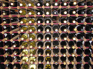 Image showing wine bottles