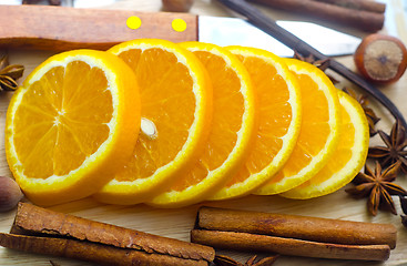Image showing aroma spice and orange